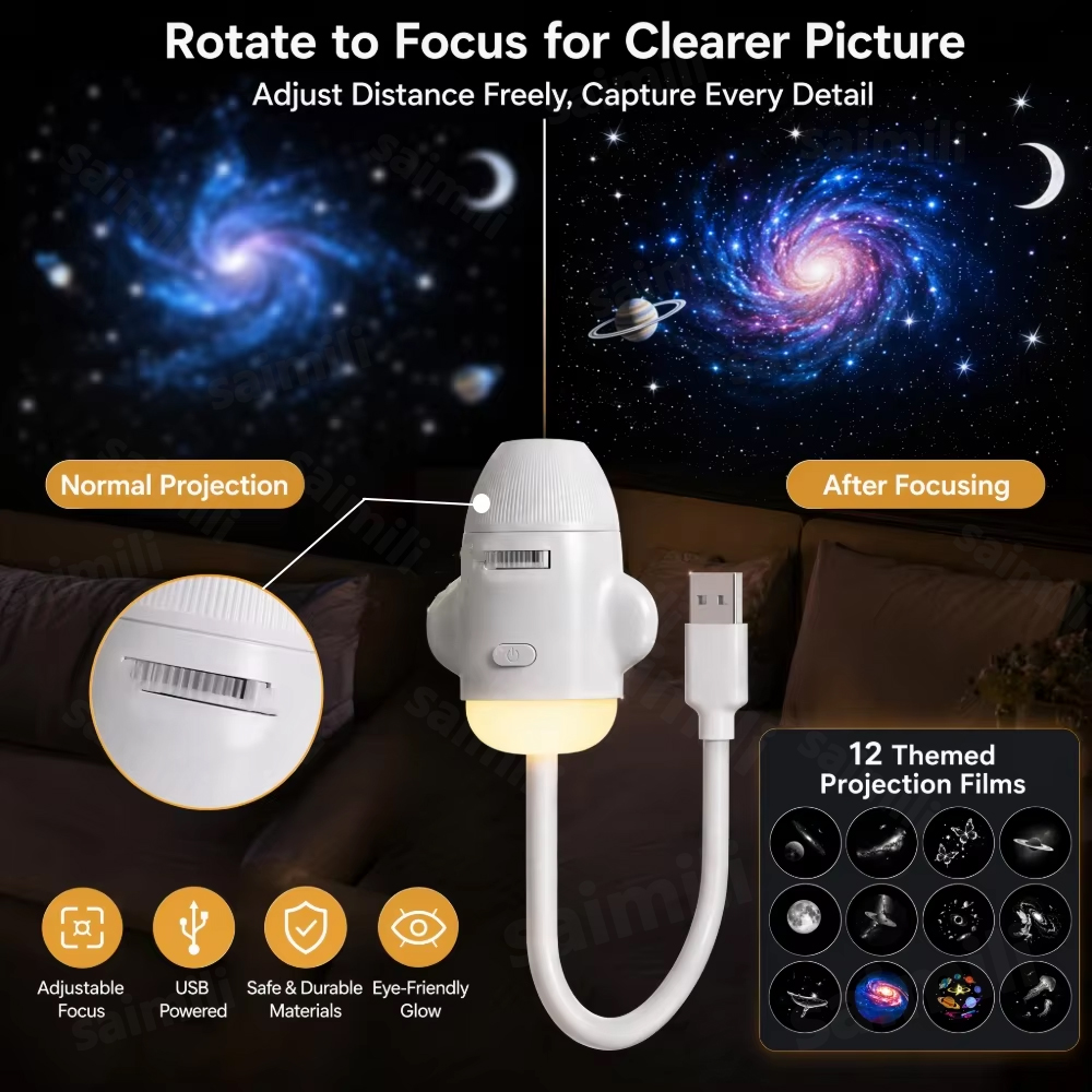 Портативный USB-проектор звезд – обзор и цена Planetarium Projector Home