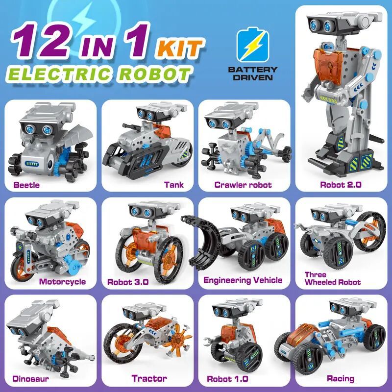 12 в 1, научный эксперимент, с – обзор и цена Science Robot
