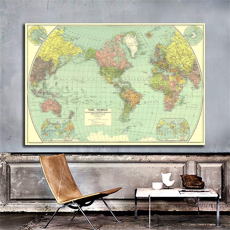 Карта мира (1932), настенный п – обзор и цена Star Map Poster