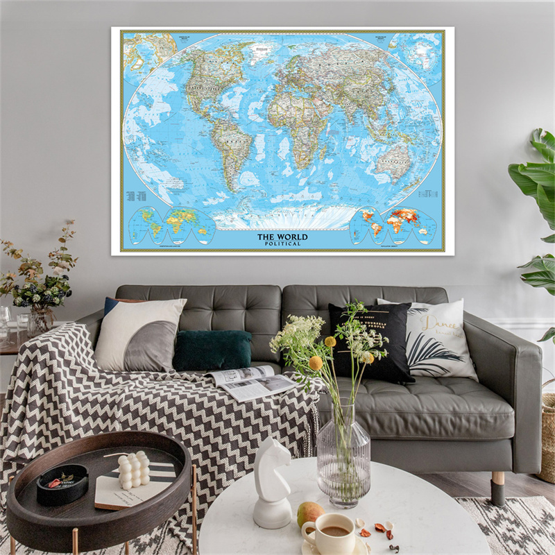 Английский постер с картой мир – обзор и цена Star Map Poster
