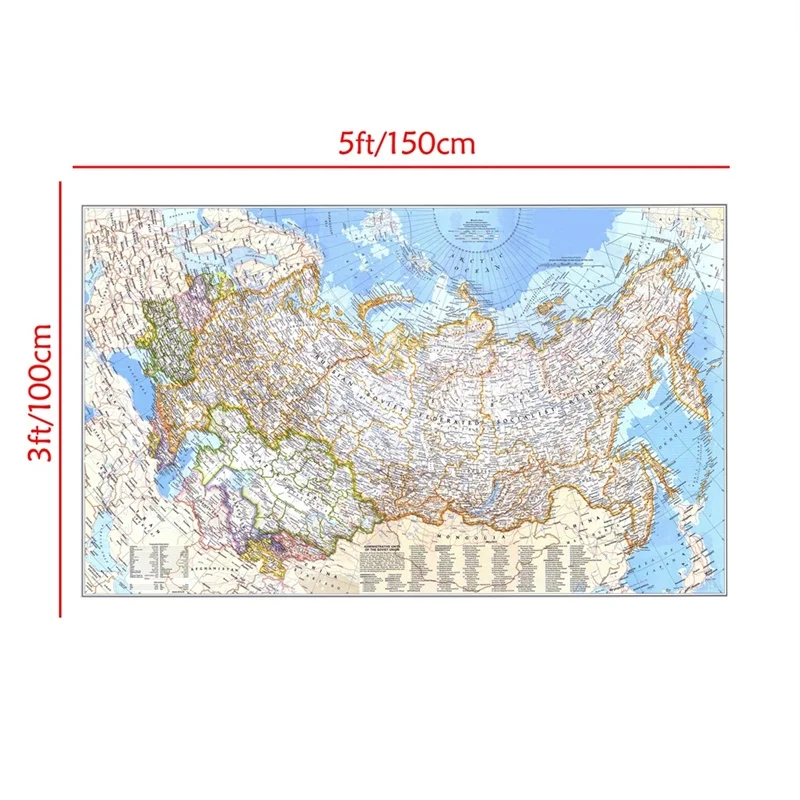 Ретро Карта мира 1976 Россия Н – обзор и цена Star Map Poster
