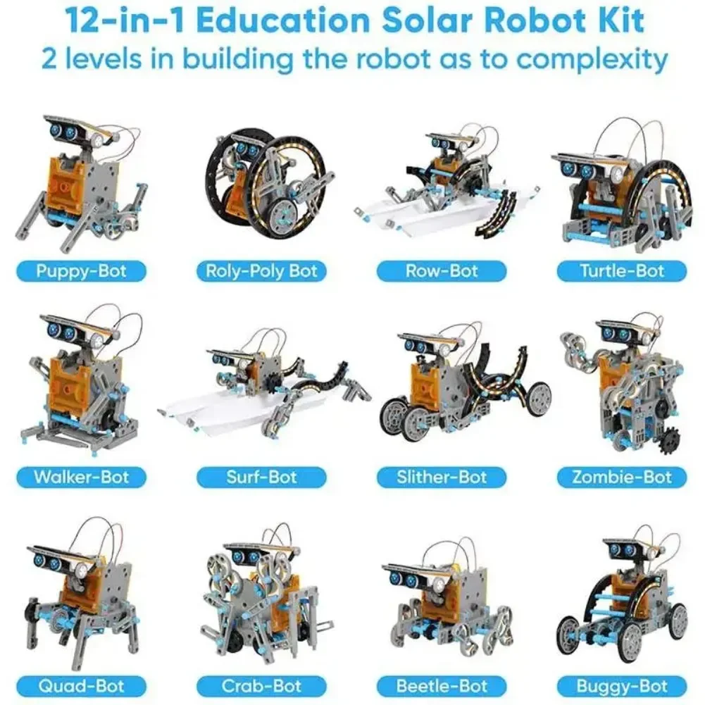 13 в 1, робот на солнечной эне – обзор и цена Science Robot